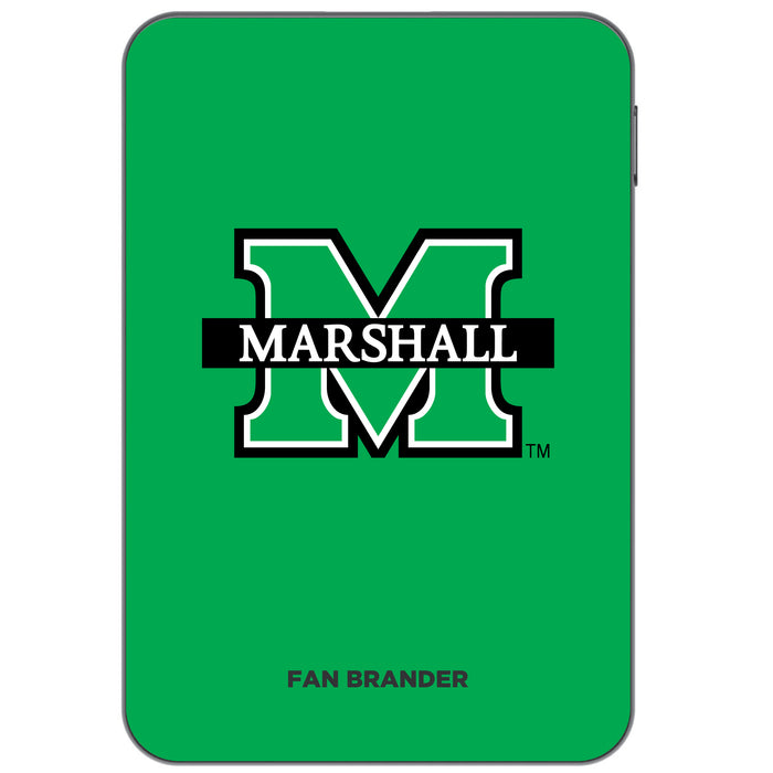 Otterbox Power Bank with Marshall Thundering Herd Primary Logo on Team Background Design