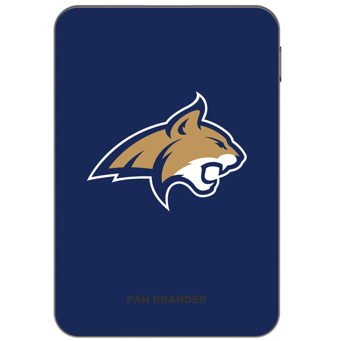 Otterbox Power Bank with Montana State Bobcats Primary Logo on Team Background Design