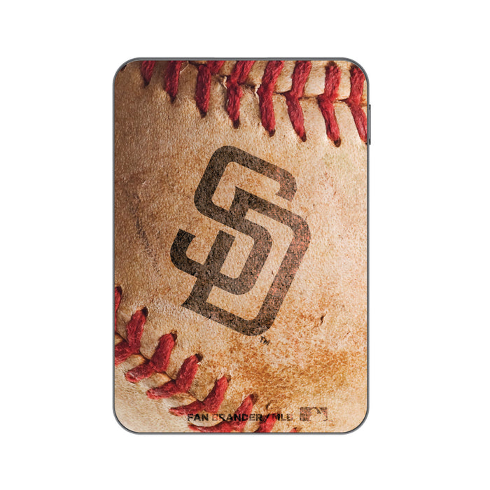 Otterbox Power Bank with San Diego Padres Primary Logo and Baseball Design