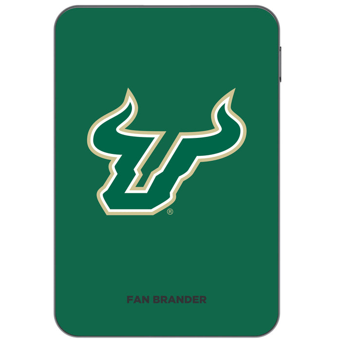 Otterbox Power Bank with South Florida Bulls Primary Logo on Team Background Design