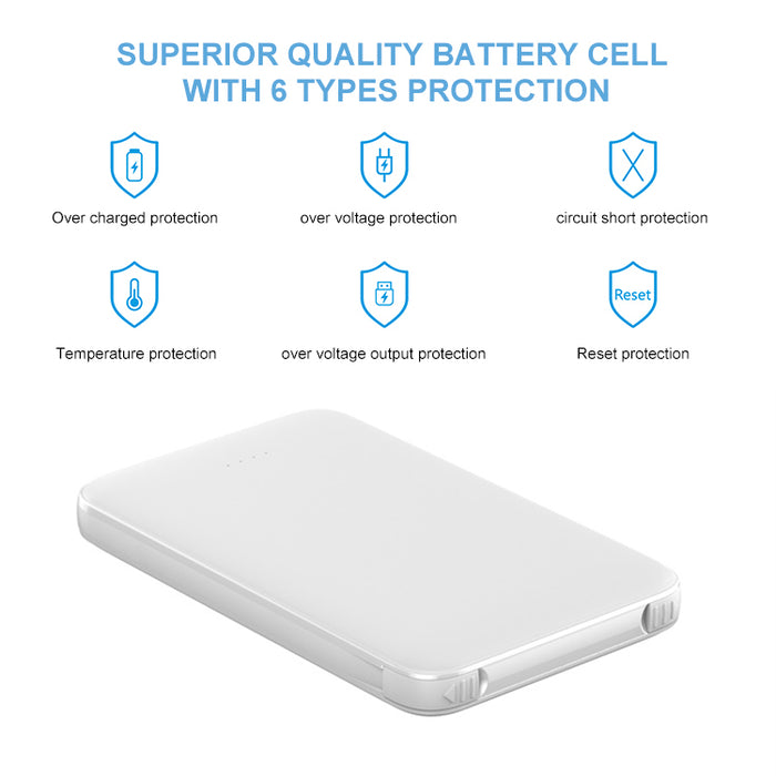 Fan Brander 10,000 mAh Portable Power Bank with Creighton University Bluejays Whate Marble Design