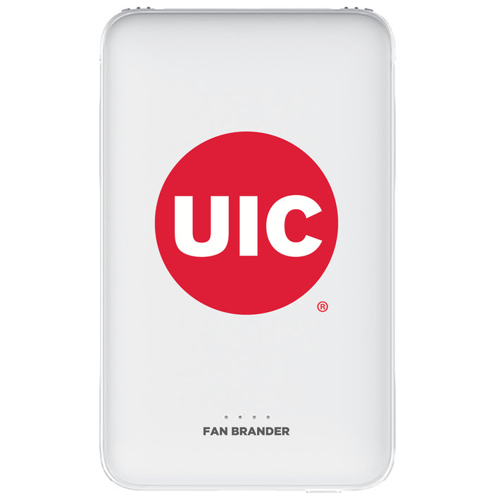 Fan Brander 10,000 mAh Portable Power Bank with Illinois @ Chicago Flames Primary Logo