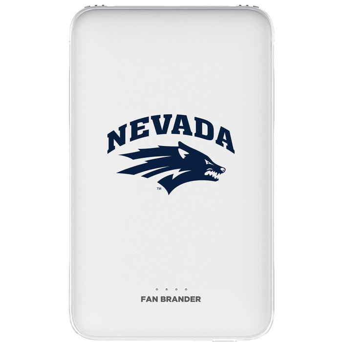 Fan Brander 10,000 mAh Portable Power Bank with Nevada Wolf Pack Primary Logo