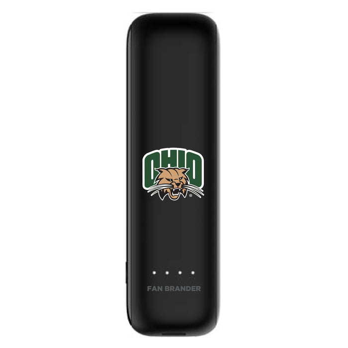 mophie Power Boost mini 2,600mAh portable battery with Ohio University Bobcats Primary Logo