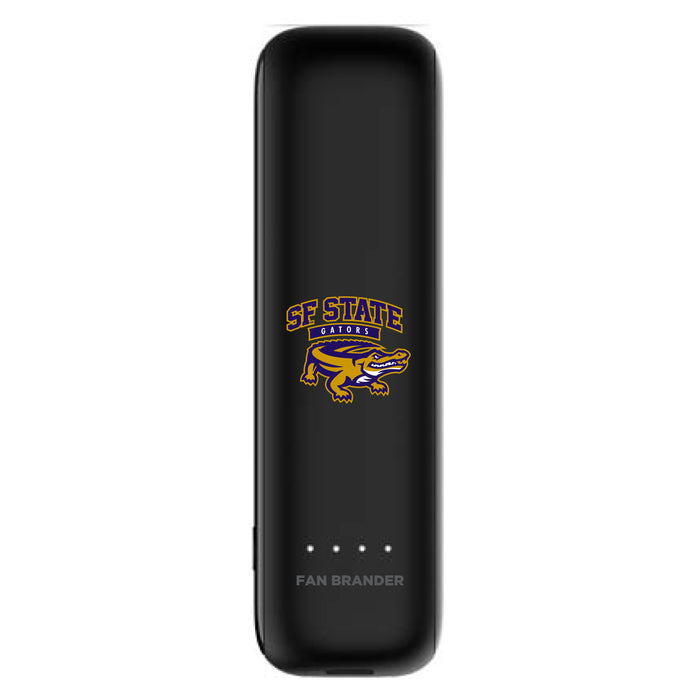 mophie Power Boost mini 2,600mAh portable battery with San Francisco State U Gators Primary Logo