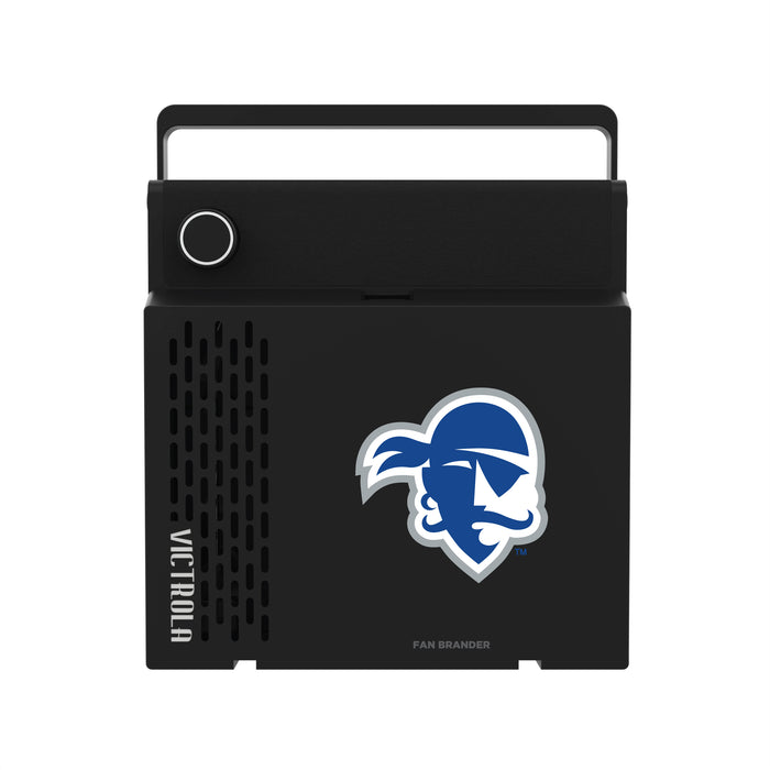 Victrola RevGo Record Player and Bluetooth Speaker with Seton Hall Pirates Primary Logo