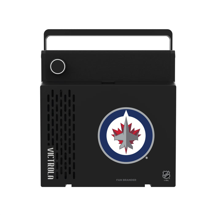 Victrola RevGo Record Player and Bluetooth Speaker with Winnipeg Jets Primary Logo
