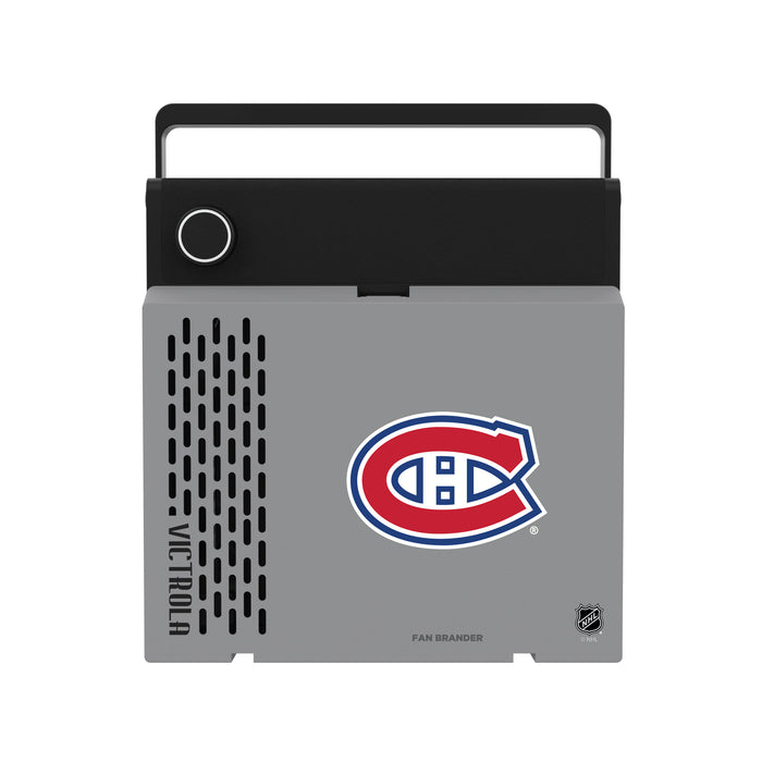 Victrola RevGo Record Player and Bluetooth Speaker with Montreal Canadiens Primary Logo