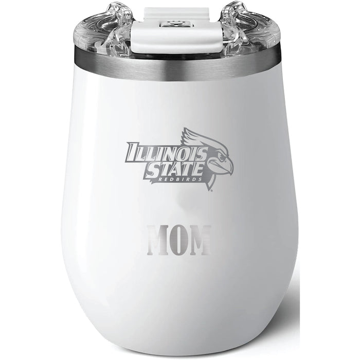 Brumate Uncorkd XL Wine Tumbler with Illinois State Redbirds Mom Primary Logo