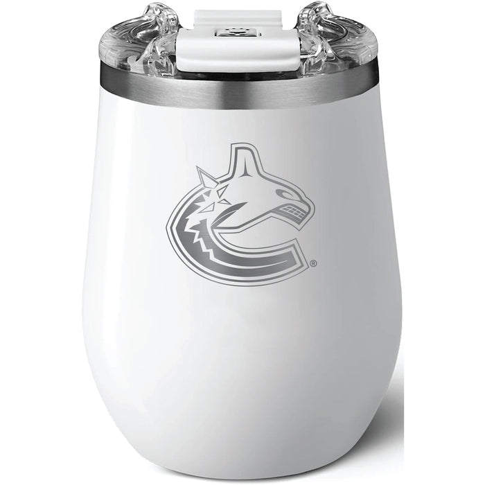 Brumate Uncorkd XL Wine Tumbler with Vancouver Canucks Primary Logo
