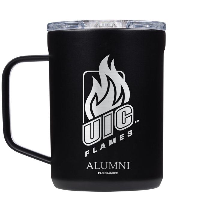 Corkcicle Coffee Mug with Illinois @ Chicago Flames Alumni Primary Logo