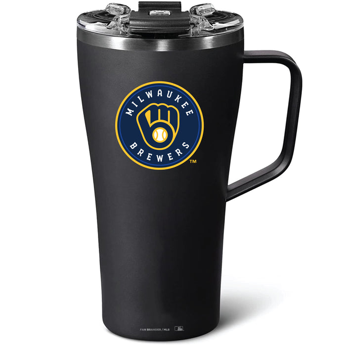 BruMate Toddy 22oz Tumbler with Milwaukee Brewers Primary Logo