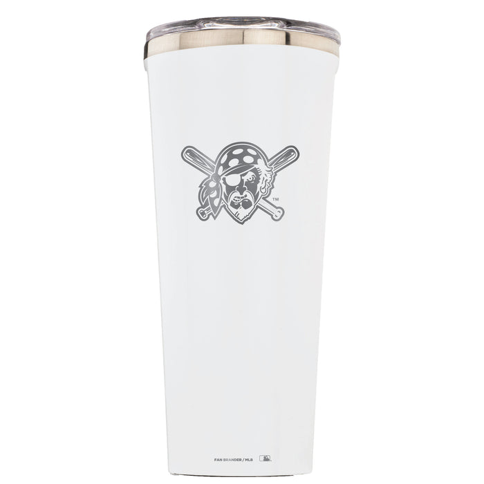 Triple Insulated Corkcicle Tumbler with Pittsburgh Pirates Etched Secondary Logo