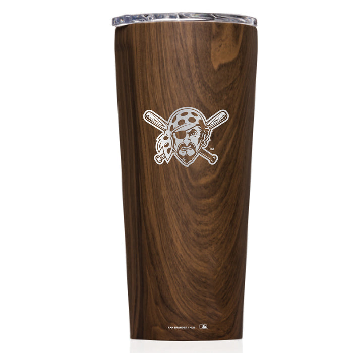 Triple Insulated Corkcicle Tumbler with Pittsburgh Pirates Etched Secondary Logo