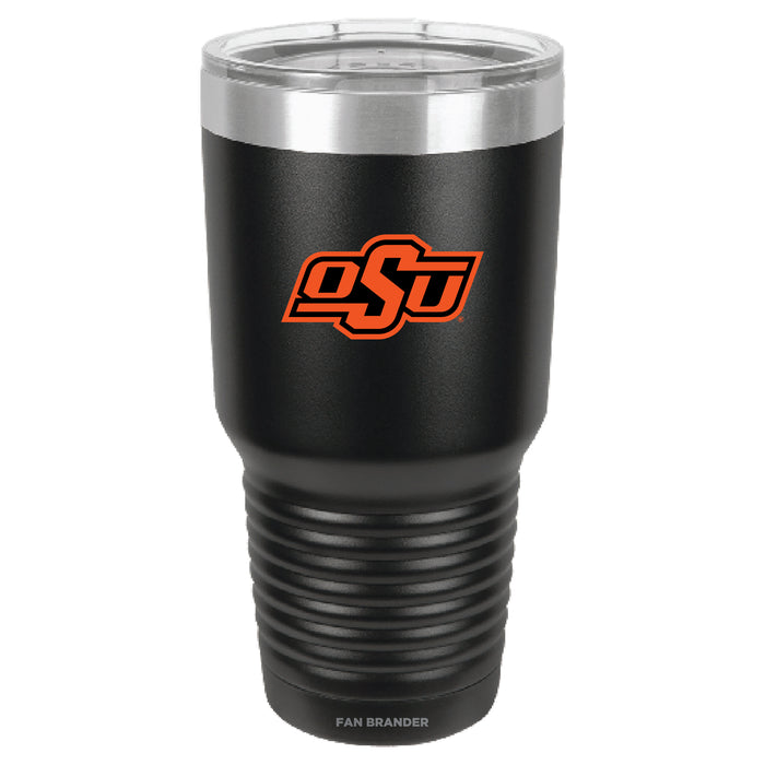 Fan Brander 30oz Stainless Steel Tumbler with Oklahoma State Cowboys Primary Logo