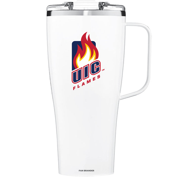 BruMate Toddy XL 32oz Tumbler with Illinois @ Chicago Flames Primary Logo