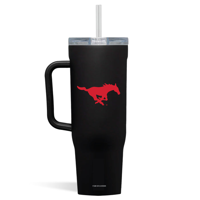Corkcicle Cruiser 40oz Tumbler with SMU Mustangs Secondary Logo