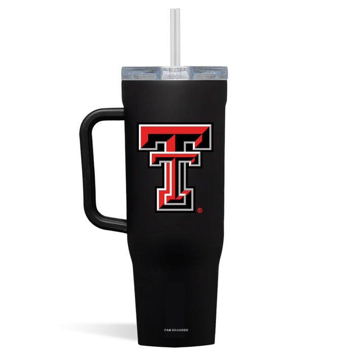 Corkcicle Cruiser 40oz Tumbler with Texas Tech Red Raiders Primary Logo