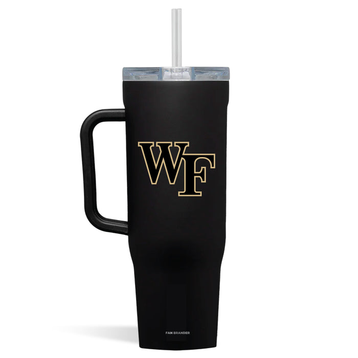 Corkcicle Cruiser 40oz Tumbler with Wake Forest Demon Deacons Primary Logo