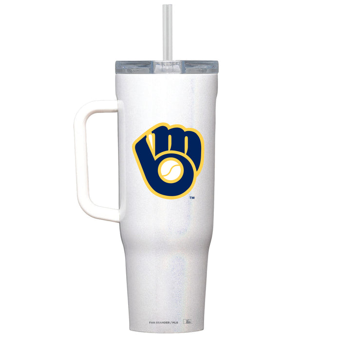 Corkcicle Cruiser 40oz Tumbler with Milwaukee Brewers Secondary Logo