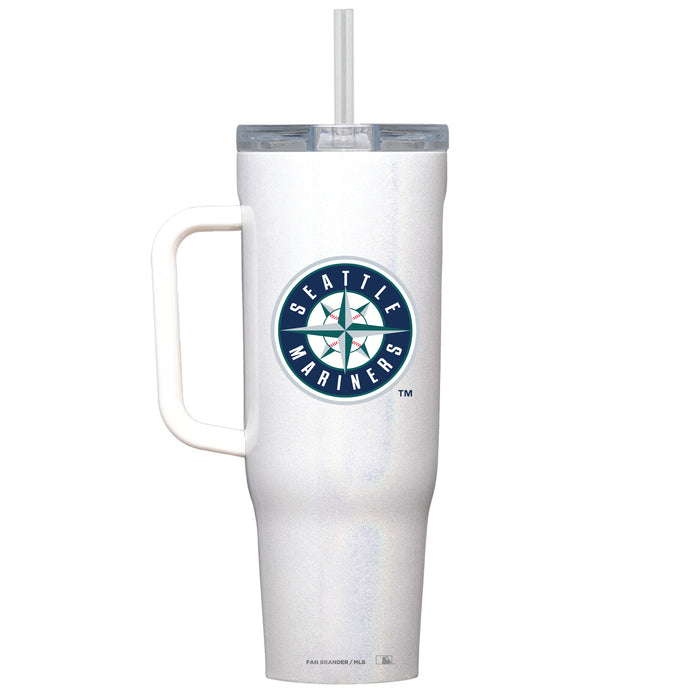 Corkcicle Cruiser 40oz Tumbler with Seattle Mariners Primary Logo