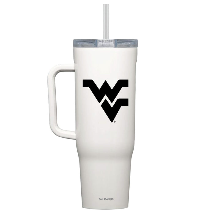 Corkcicle Cruiser 40oz Tumbler with West Virginia Mountaineers Primary Logo