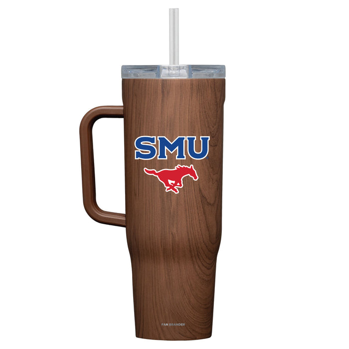 Corkcicle Cruiser 40oz Tumbler with SMU Mustangs Primary Logo