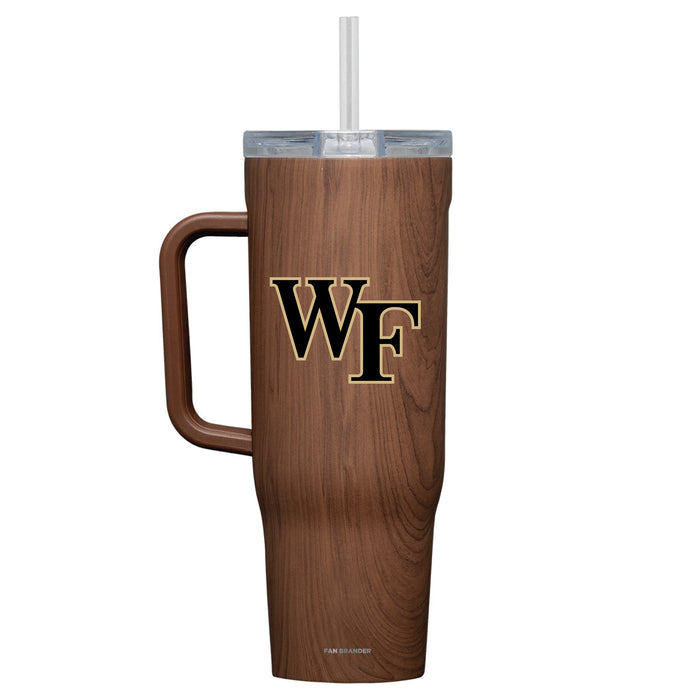 Corkcicle Cruiser 40oz Tumbler with Wake Forest Demon Deacons Primary Logo