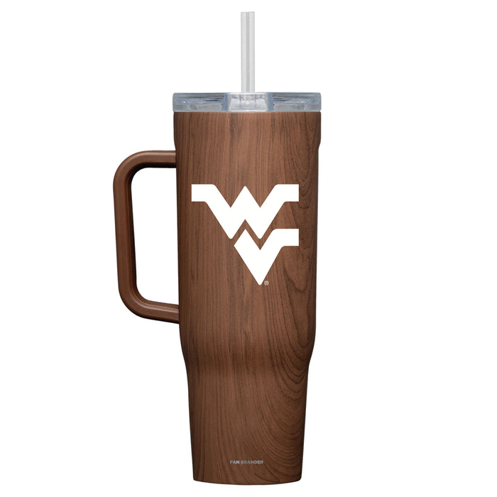 Corkcicle Cruiser 40oz Tumbler with West Virginia Mountaineers Primary Logo