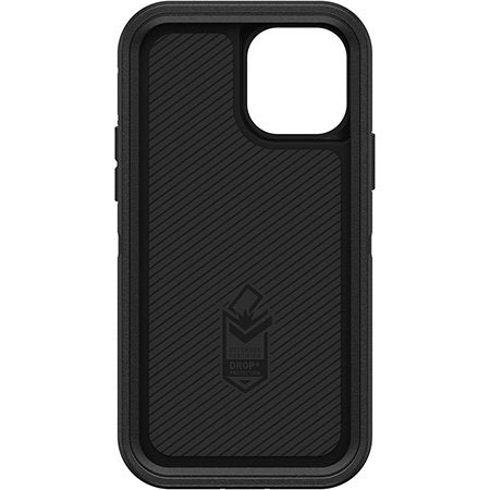OtterBox Black Phone case with Colorado Rockies Primary Logo and Vertical Stripe