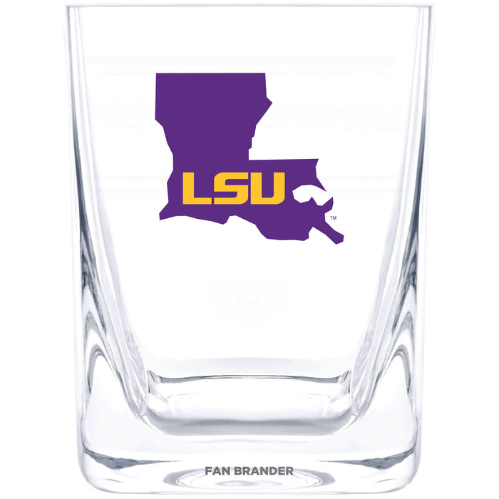 Corkcicle Cigar Glass with LSU Tigers State Design