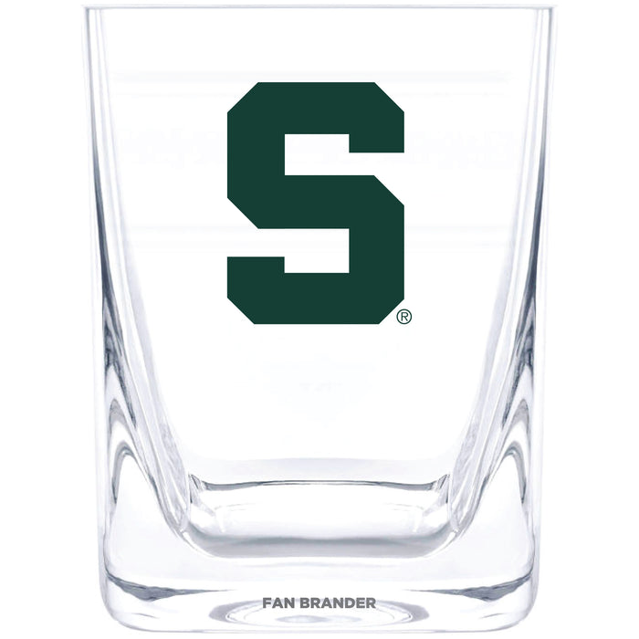 Corkcicle Cigar Glass with Michigan State Spartans Block S