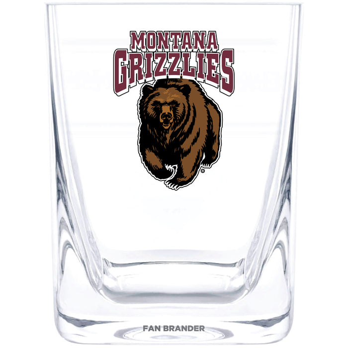 Corkcicle Cigar Glass with Montana Grizzlies Primary Logo