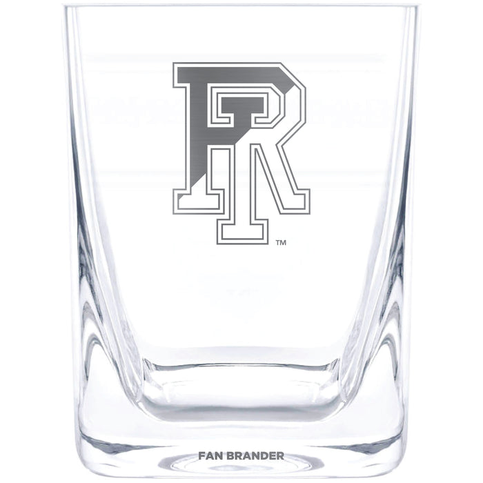 Corkcicle Cigar Glass with Rhode Island Rams Etched Primary Logo