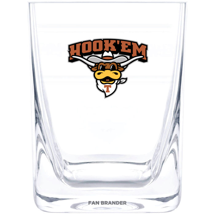 Corkcicle Cigar Glass with Texas Longhorns  Hook EM