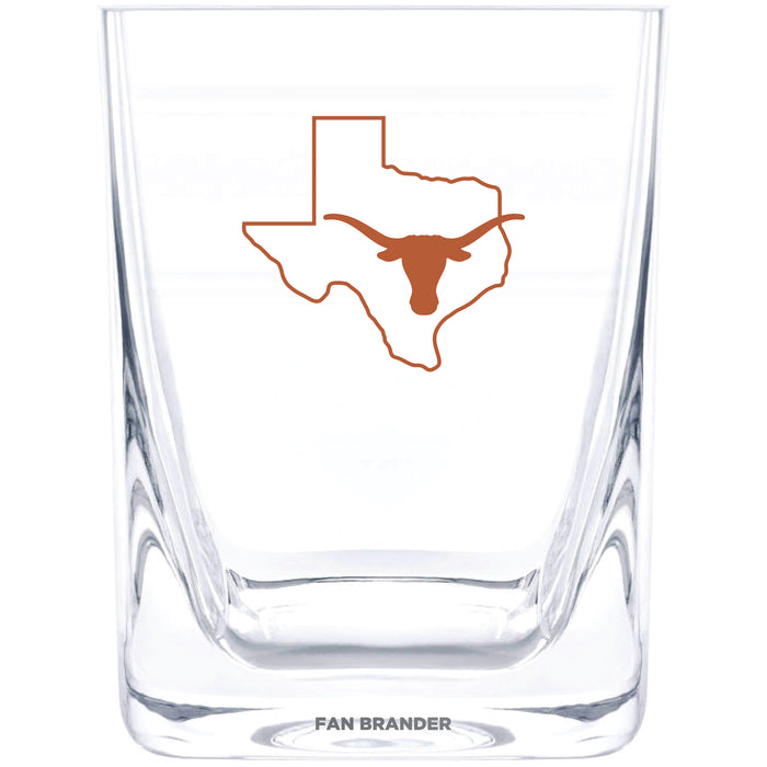 Corkcicle Cigar Glass with Texas Longhorns  State Design