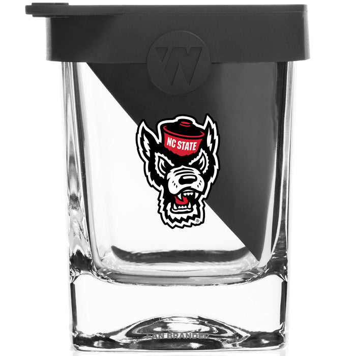 Corkcicle Wiskey Wedge with NC State Wolfpack NC State Wolf Head