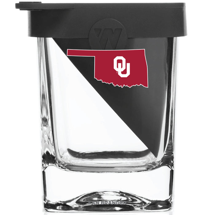 Corkcicle Wiskey Wedge with Oklahoma Sooners State Design