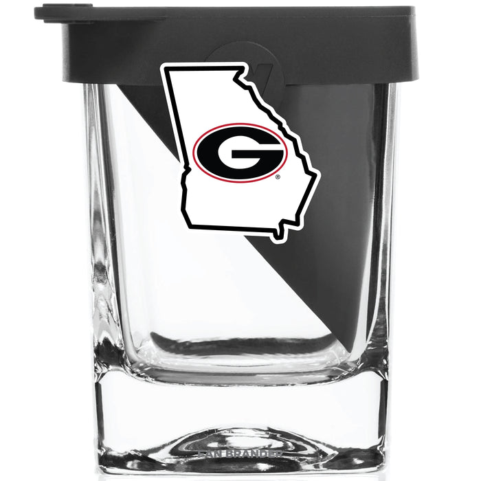 Corkcicle Wiskey Wedge with Georgia Bulldogs State Design