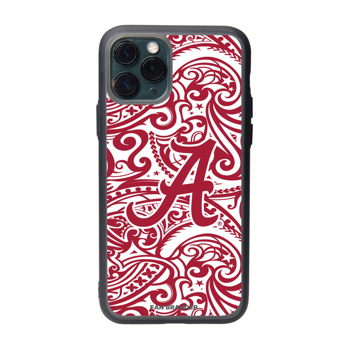 Fan Brander Slate series Phone case with Alabama Crimson Tide Alabama A with Team Color Tribal