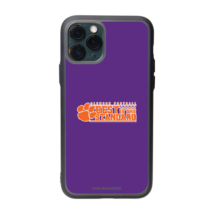 Fan Brander Slate series Phone case with Clemson Tigers Best Standard With Team Background