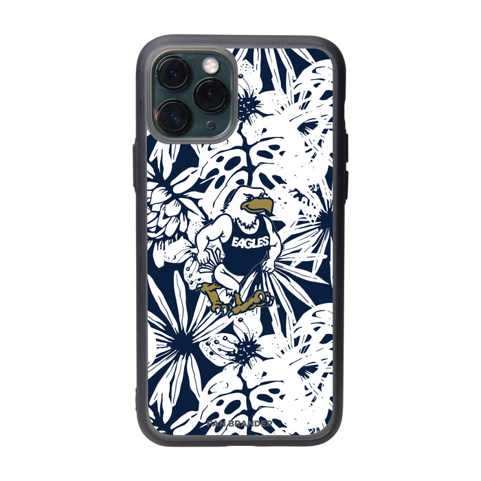 Fan Brander Slate series Phone case with Georgia Southern Eagles Strutting Eagle with Team Color Hawain Pattern