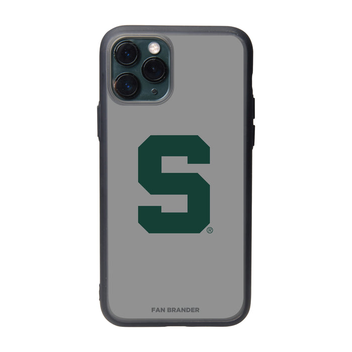 Fan Brander Slate series Phone case with Michigan State Spartans Block S With Team Background