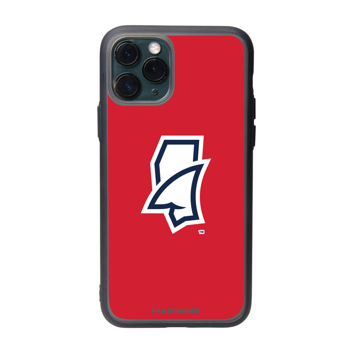 Fan Brander Slate series Phone case with Mississippi Ole Miss Mississippi Land Shark With Team Background