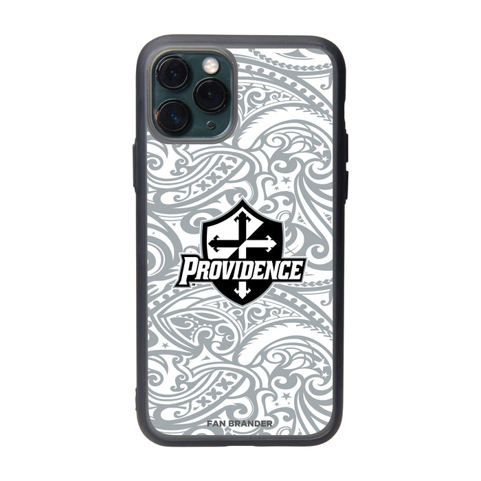 Fan Brander Slate series Phone case with Providence Friars Friars Shield With Urban Camo Background