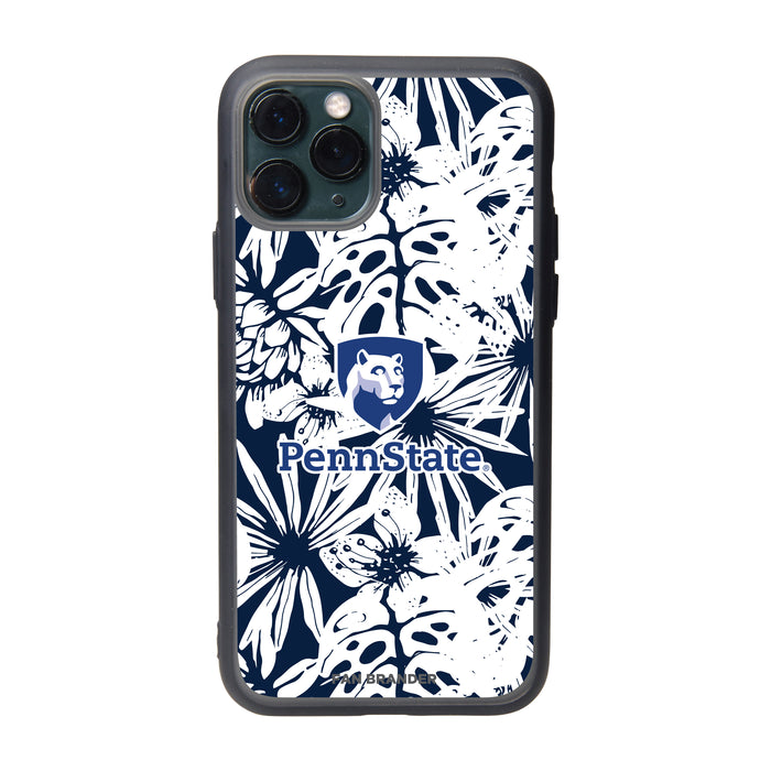 Fan Brander Slate series Phone case with Penn State Nittany Lions Shield with Team Color Hawain Pattern