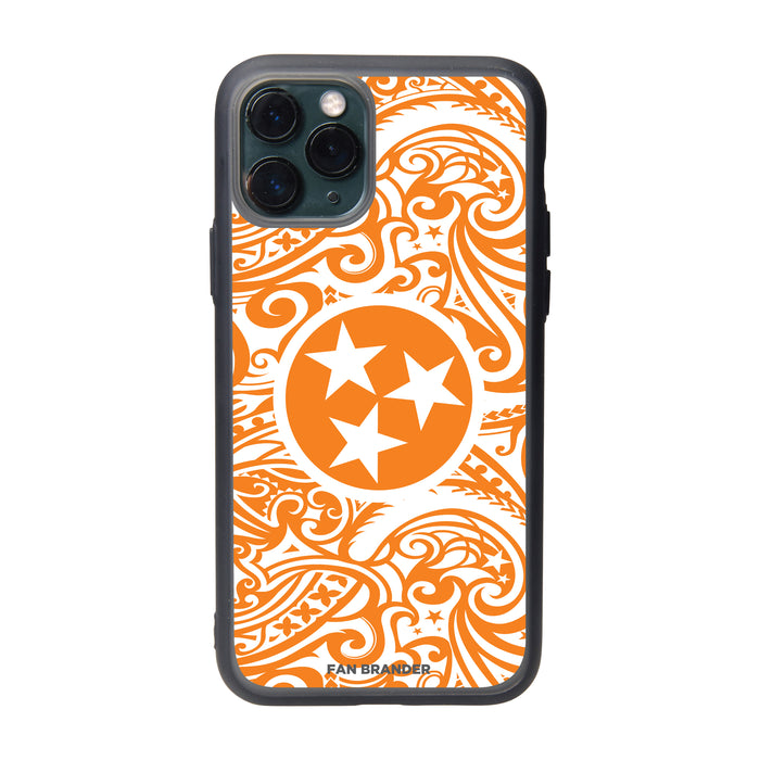 Fan Brander Slate series Phone case with Tennessee Vols Tennessee Triple Star with Team Color Tribal