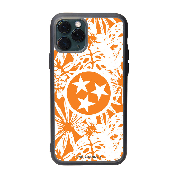 Fan Brander Slate series Phone case with Tennessee Vols Tennessee Triple Star with Team Color Hawain Pattern