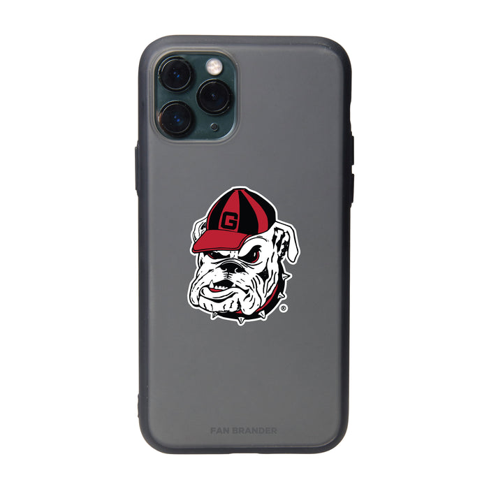 Fan Brander Slate series Phone case with Georgia Bulldogs Georgia Bulldog