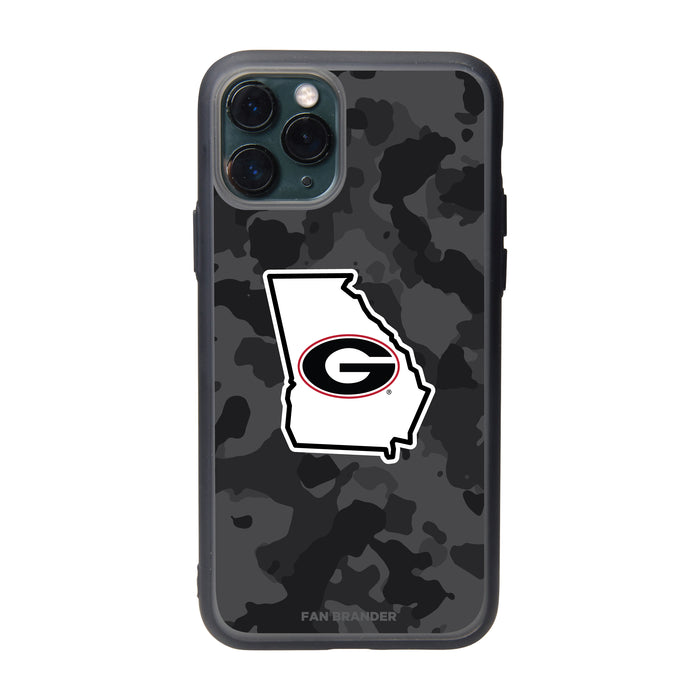 Fan Brander Slate series Phone case with Georgia Bulldogs State Design Urban Camo